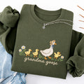 Embroidered Grandma Goose Classic Crewneck Sweatshirt