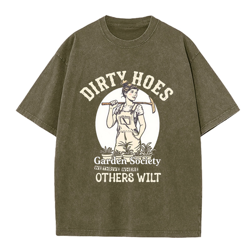 Dirty Hoes Garden Society Washed Crew Neck T-Shirt