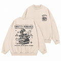 Smutty Romance Bookish Skull Washed Crewneck Sweatshirt