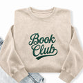 Embroidered Vinatge Book Club Washed Crewneck Sweatshirt