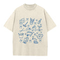 Plant Lover Gardening Washed Crew Neck T-Shirt