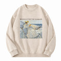 Booked For The Summer Washed Crewneck Sweatshirt