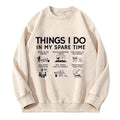 Things I Do in My Spare Time Gardening Washed Crewneck Sweatshirt