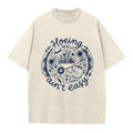 Hoeing Ain't Easy Washed Crew Neck T-Shirt