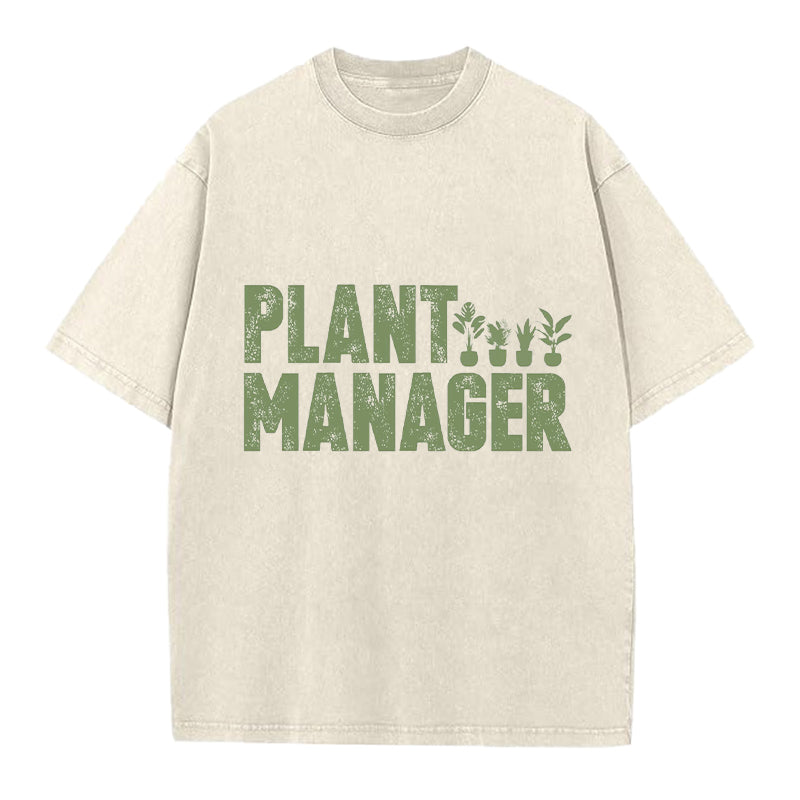 Plant Manager Washed Crew Neck T-Shirt