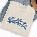 Embroidered Classic Bookish Washed Crew Neck T-Shirt