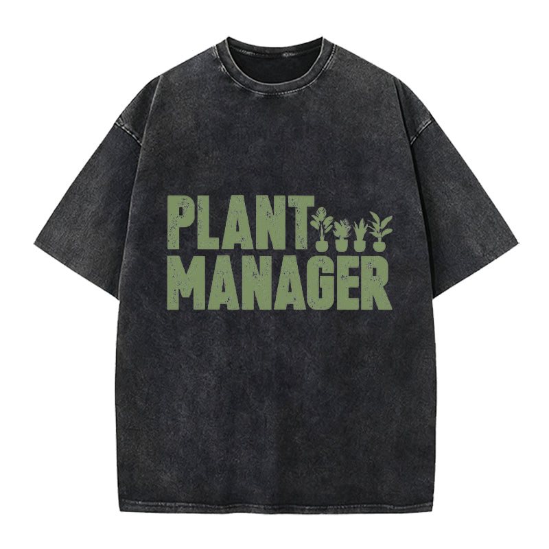 Plant Manager Washed Crew Neck T-Shirt