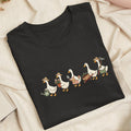 Embroidered Garden Goose Classic Adult Unisex Crew Neck T-Shirt