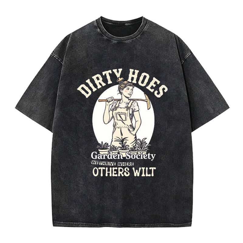 Dirty Hoes Garden Society Washed Crew Neck T-Shirt