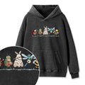 Embroidered Bug Orchestra Washed Hoodie
