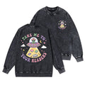 Take Me To Your Readers Washed Crewneck Sweatshirt