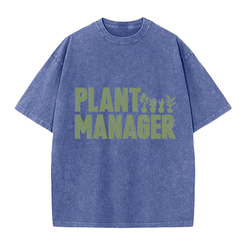 Plant Manager Washed Crew Neck T-Shirt