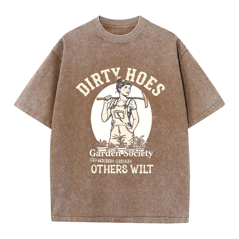 Dirty Hoes Garden Society Washed Crew Neck T-Shirt