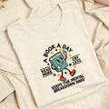 Embroidered A Book A Day Classic Adult Unisex Crew Neck T-Shirt