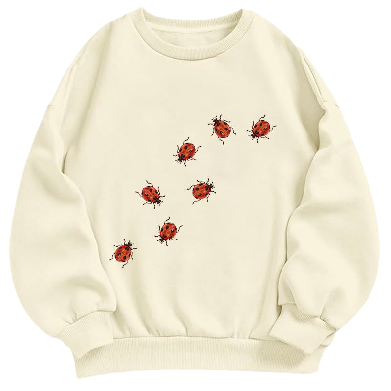 Funny Ladybug Classic Adult Unisex Crewneck Sweatshirts