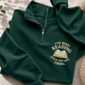 Embroidered Reading Since The Late 1990s Classic Quarter Zip Sweatshirt