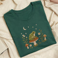 Embroidered Frog Mushroom Classic Adult Unisex Crew Neck T-Shirt