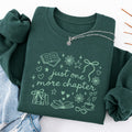 Embroidered Just One More Chapter Classic Crewneck Sweatshirt