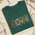 Embroidered Autumn Postcards Classic Adult Unisex Crew Neck T-Shirt