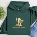 Embroidered We Read At Dawn Classic Adult Unisex Hoodie