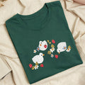 Embroidered Strawberry Duck Classic Adult Unisex Crew Neck T-Shirt