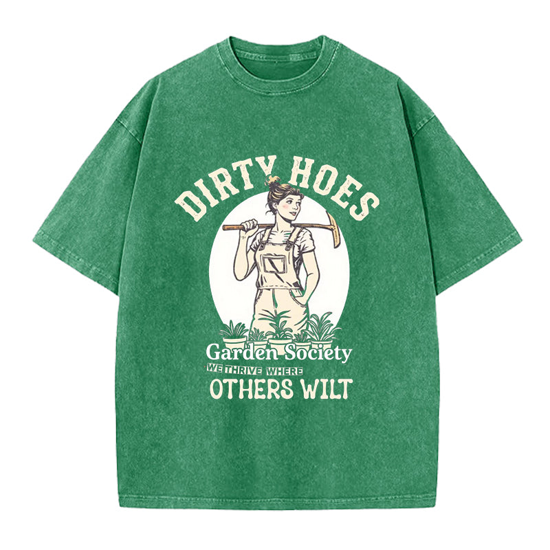 Dirty Hoes Garden Society Washed Crew Neck T-Shirt