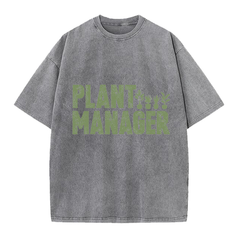 Plant Manager Washed Crew Neck T-Shirt