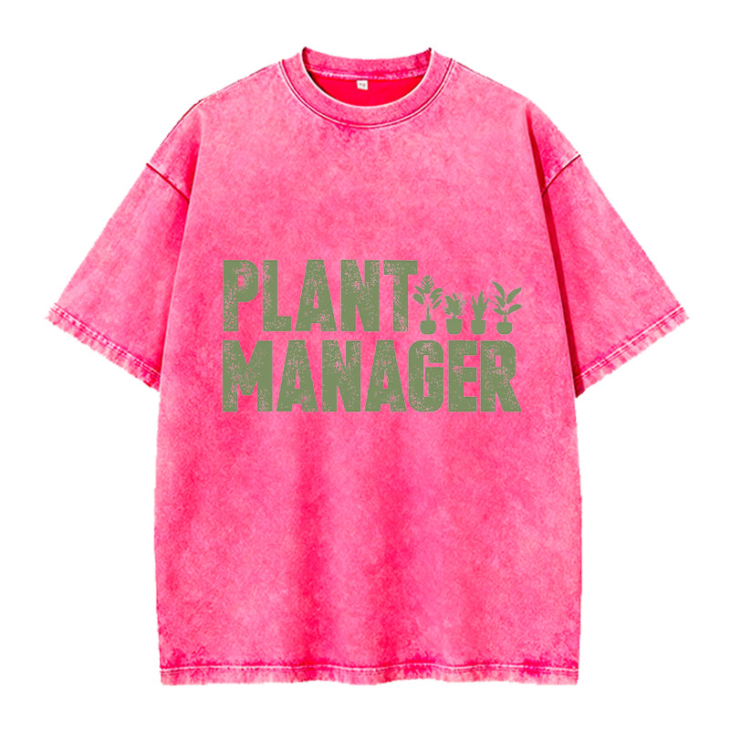 Plant Manager Washed Crew Neck T-Shirt