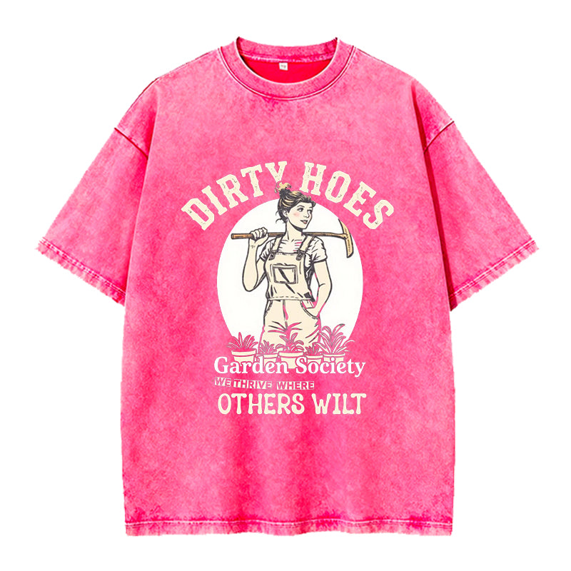 Dirty Hoes Garden Society Washed Crew Neck T-Shirt