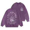 Well Read Woman Is A Dangerous Creature Washed Crewneck Sweatshirt