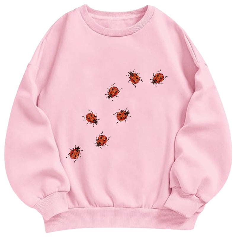 Funny Ladybug Classic Adult Unisex Crewneck Sweatshirts