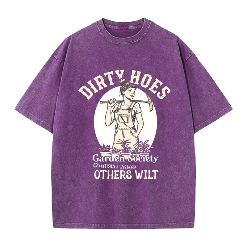 Dirty Hoes Garden Society Washed Crew Neck T-Shirt