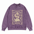 In Another Realm Fantasy Reader Washed Crewneck Sweatshirt