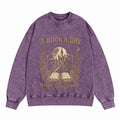 A Book A Day Washed Crewneck Sweatshirt
