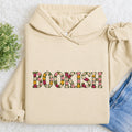 Embroidered Floral Bookish Classic Adult Unisex Hoodie