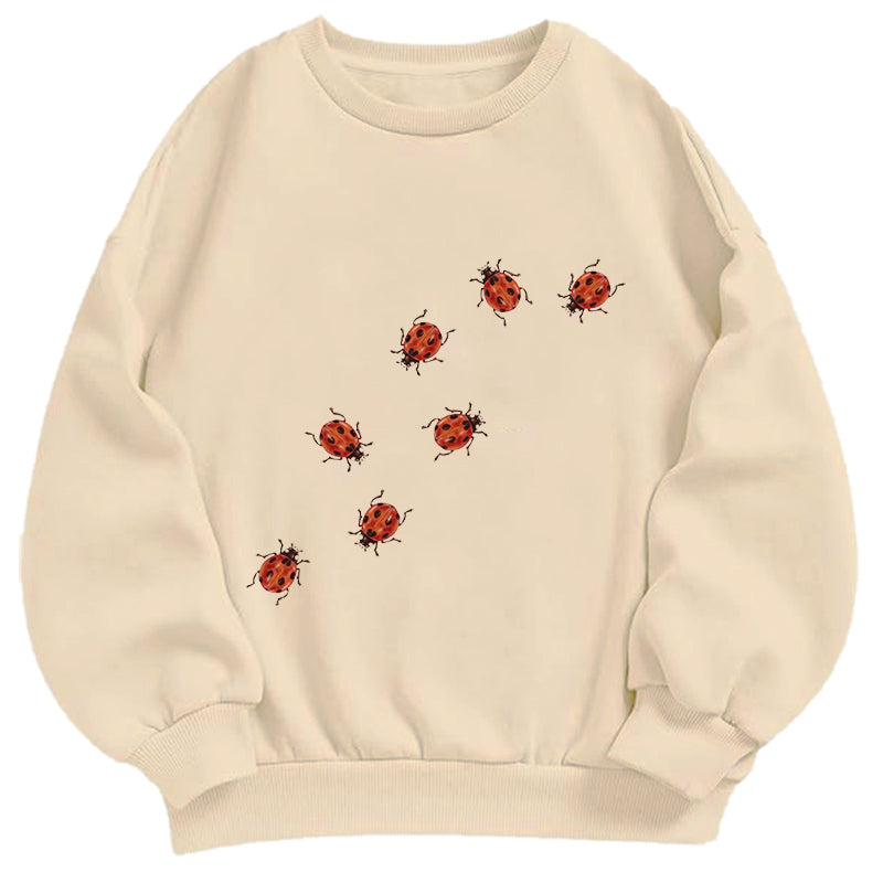 Funny Ladybug Classic Adult Unisex Crewneck Sweatshirts