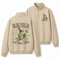 Off To Hoard Books Bookish Frog Classic Quarter Zip Sweatshirt