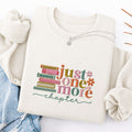 Embroidered Just One More Chapter Classic Crewneck Sweatshirt