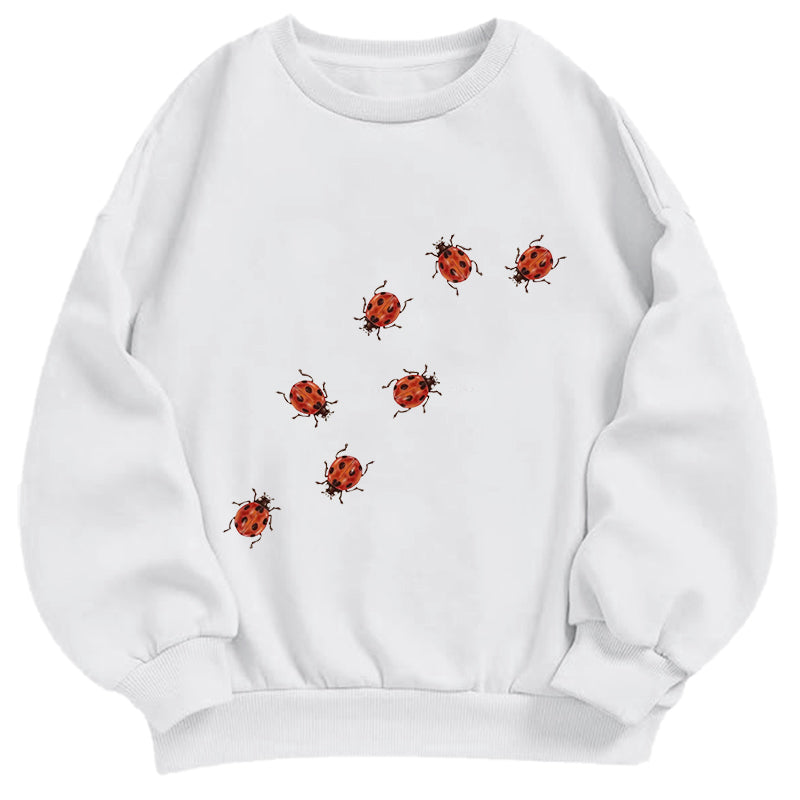 Funny Ladybug Classic Adult Unisex Crewneck Sweatshirts